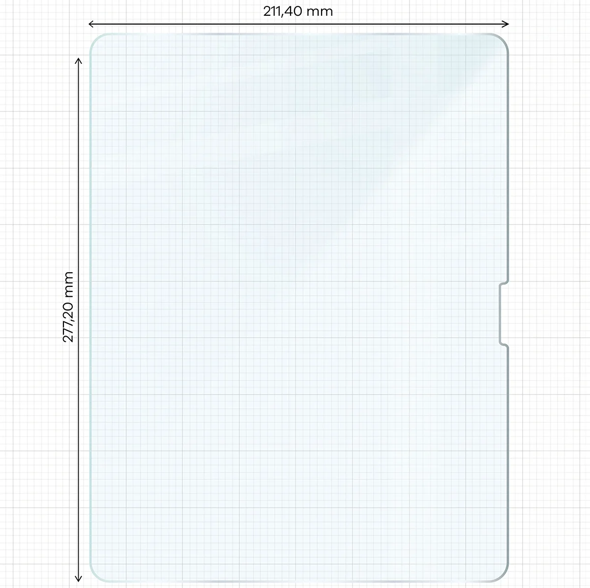 Szkło hartowane Bizon Glass Tab Clear Duo do iPad Air 13
